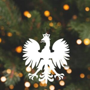 Polski orzel Ozdoba na Choinke - Polish eagle Christmas ornament